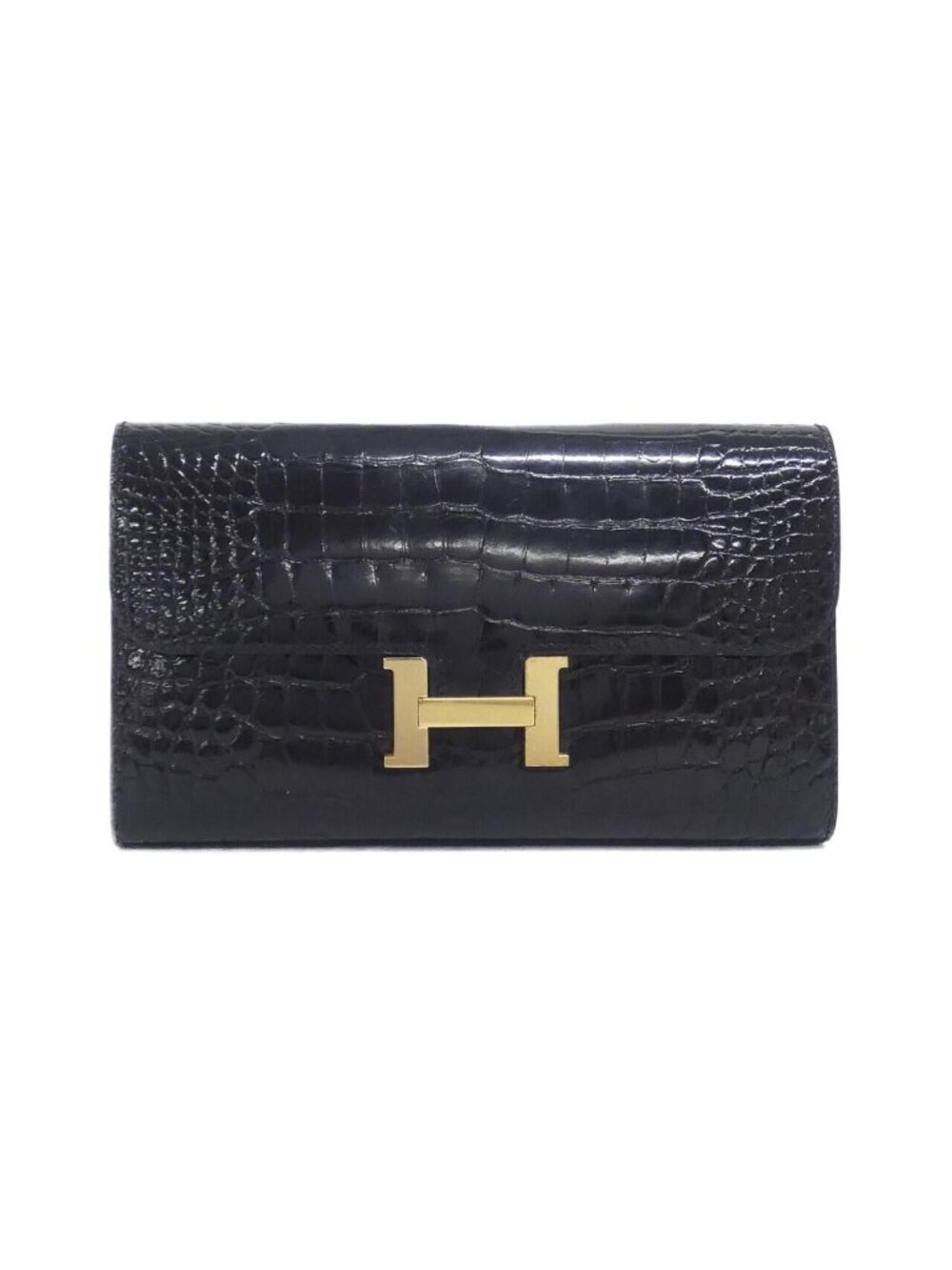 Hermes Constance Wallet Black